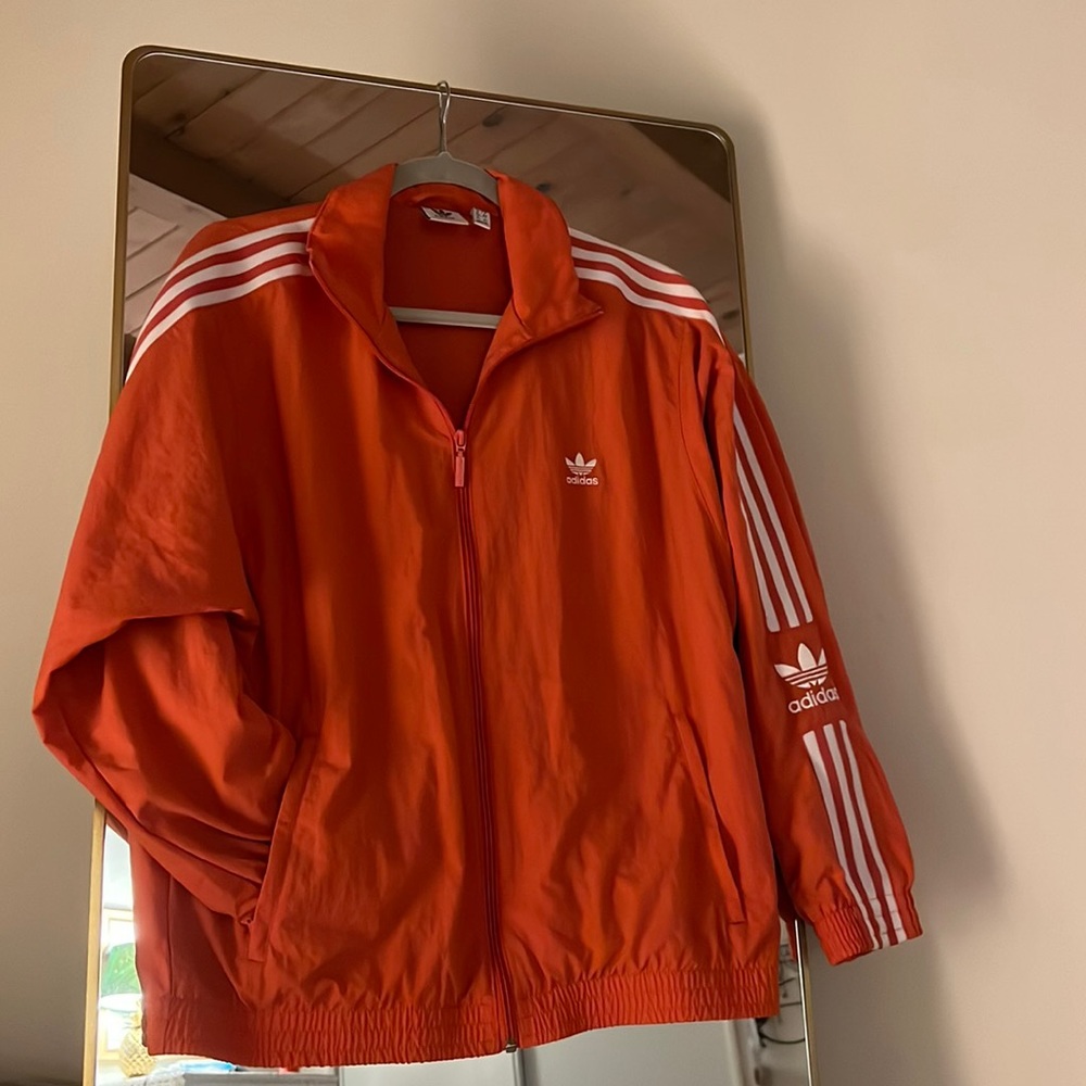 Adidas Track Jacket, Rec Orange. Size #M (14)